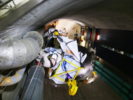 Replacement of drainage circuits on the Cheylas power plant
